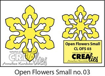 Crealies Die Open flowers Small CL OFS 03